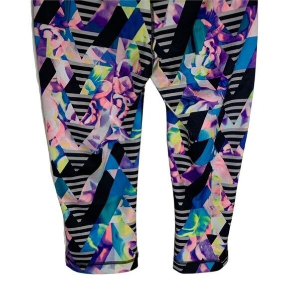 Fila Women’s Small Cropped Workout Running Gym Leggings - Picture 6 of 9